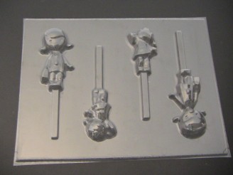 475sp Doctor Stuffing Chocolate or Hard Candy Lollipop Mold